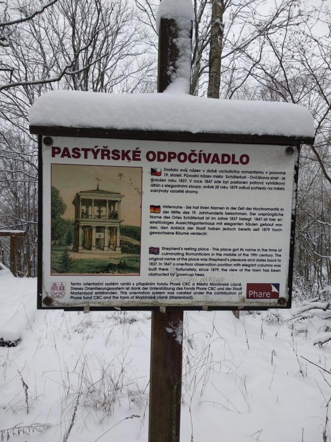 Appartamento Apartmán Friedrichsruh Mariánské Lázně Esterno foto